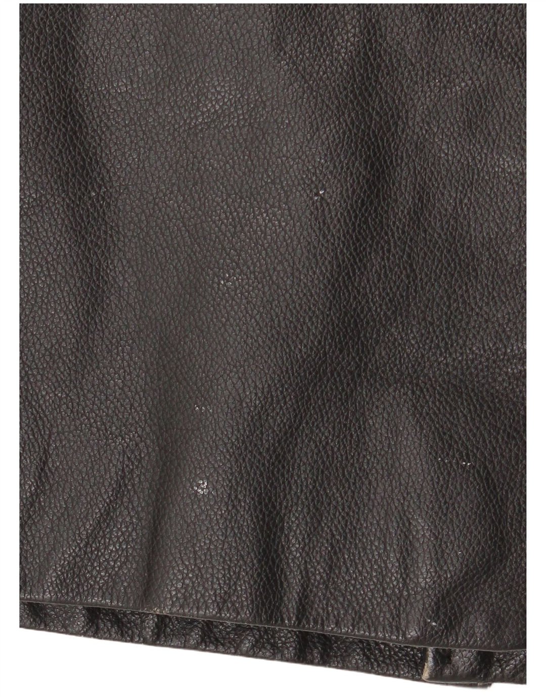 St. Bernard Herre Læderjakke UK 40 Stor Sort Læder