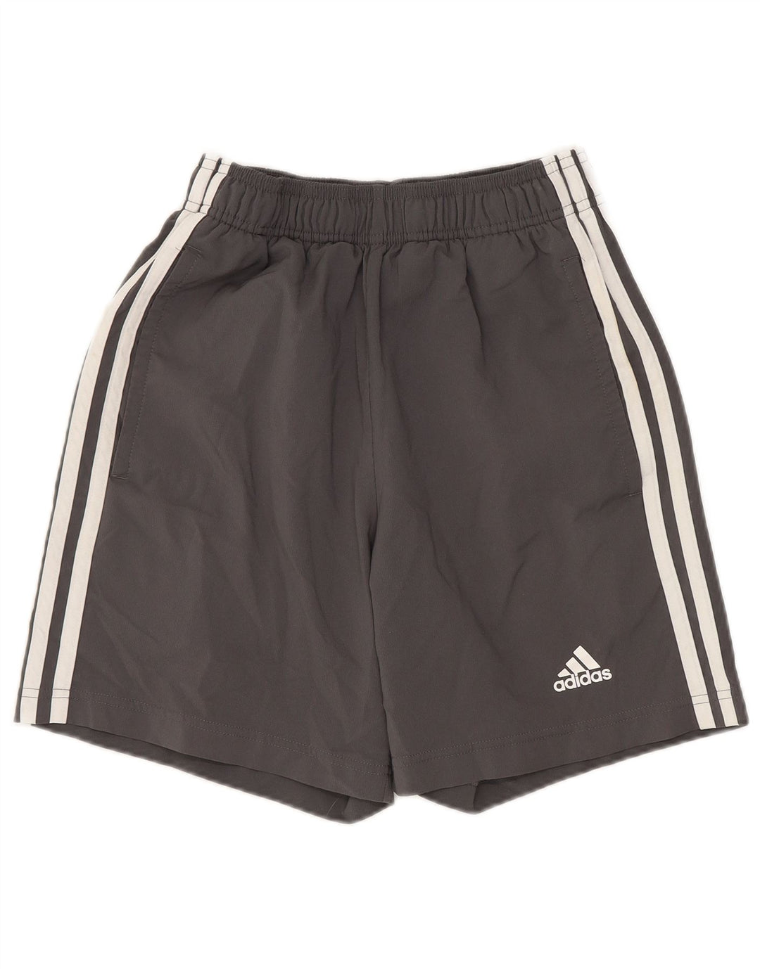 ADIDAS Sportsshorts til drenge 9-10 år XS Grå polyester