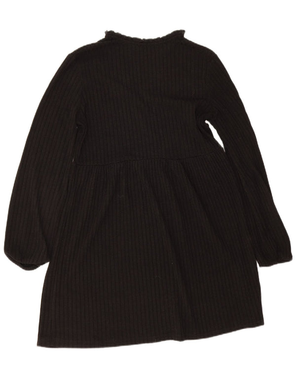 Zara Dame Jumper Dress UK 10 Small Black
