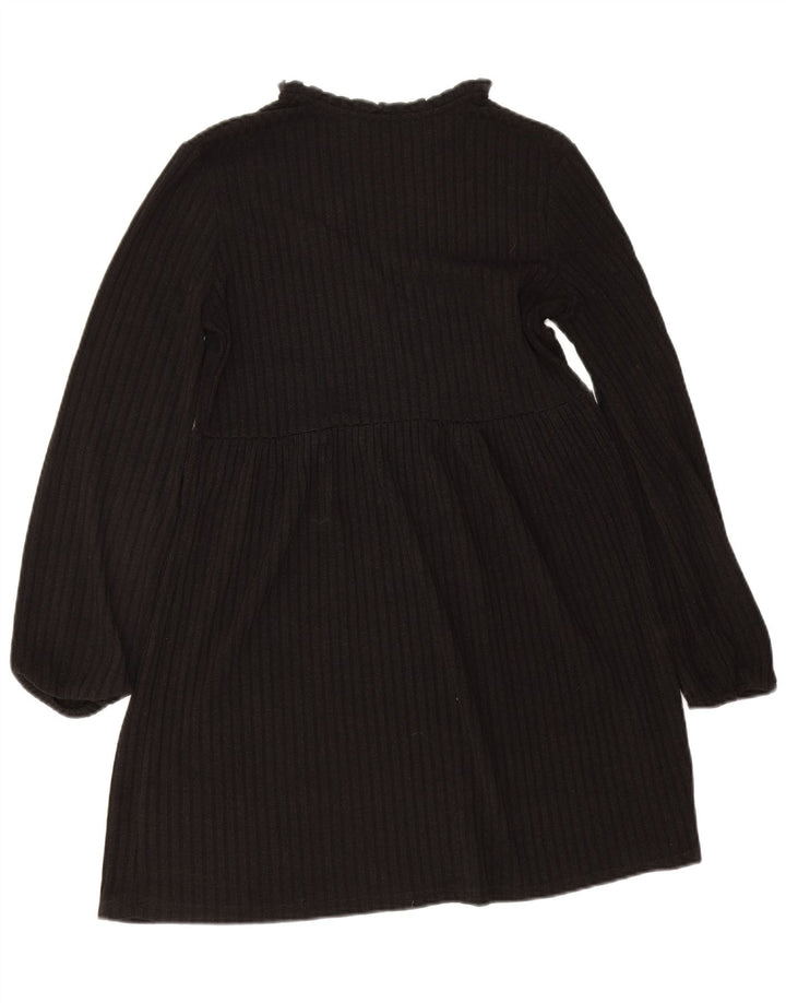 Zara Dame Jumper Dress UK 10 Small Black