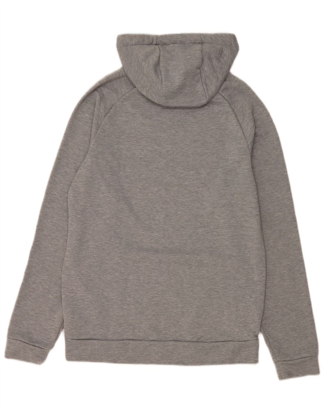 Nike Herre Dri Fit grafisk hættetrøje Jumper, lille grå flækket polyester