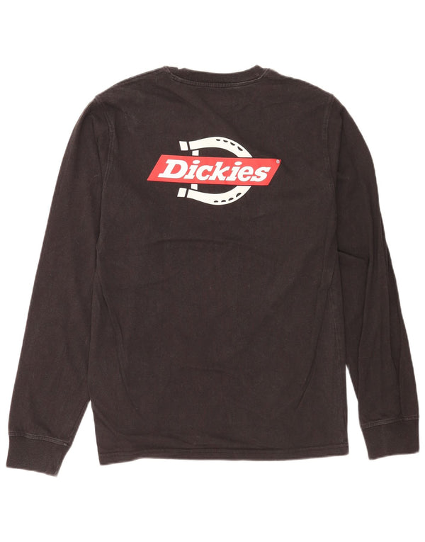 Dickies Herre grafisk top langærmet lille sort bomuld