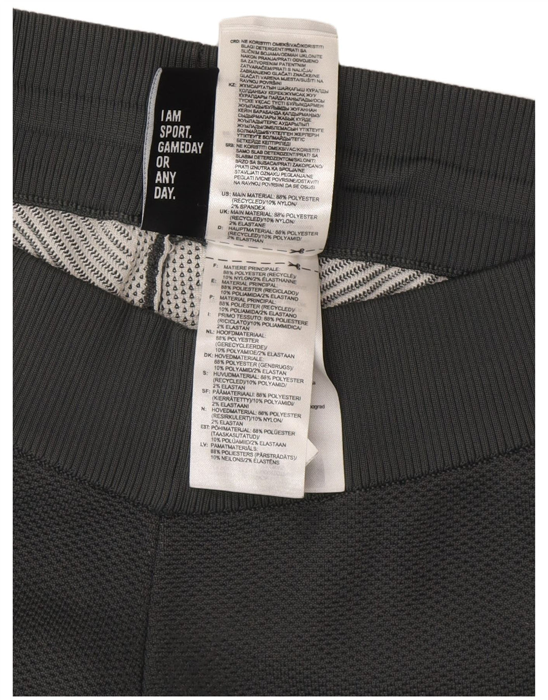 Adidas Træningsdragtsbukser til kvinder UK 14 Medium Grey Colourblock Polyester