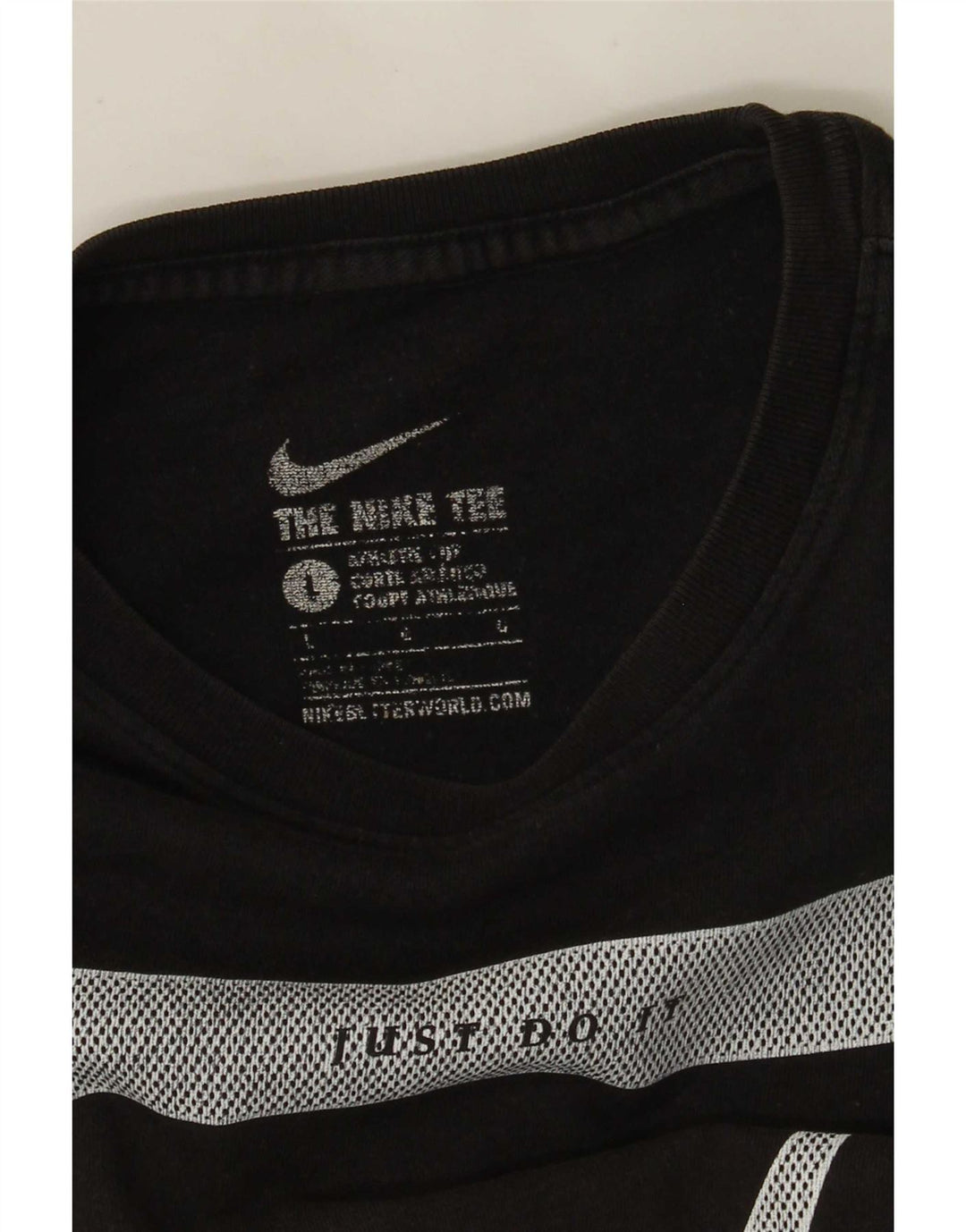 Nike grafisk T-shirt top til mænd, stor sort farveblok