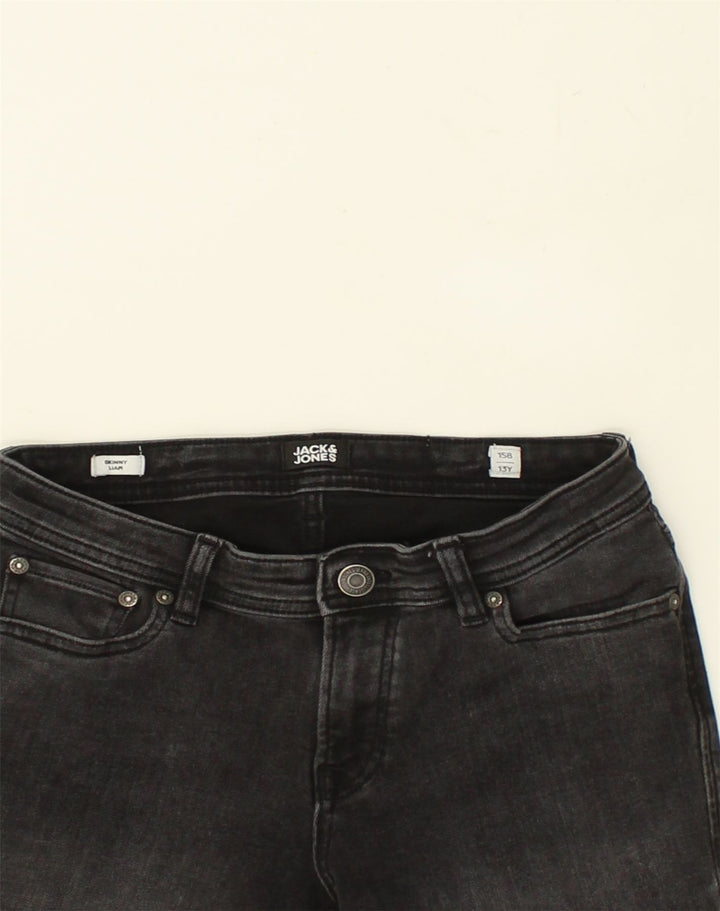 JACK & JONES Girls Skinny Jeans 12-13 Years W25 L27  Black | Vintage Jack & Jones | Thrift | Second-Hand Jack & Jones | Used Clothing | Messina Hembry 