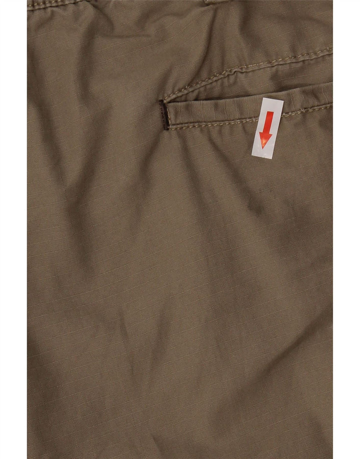 Wrangler Herre Cargo Shorts W44 2XL Brun Bomuld