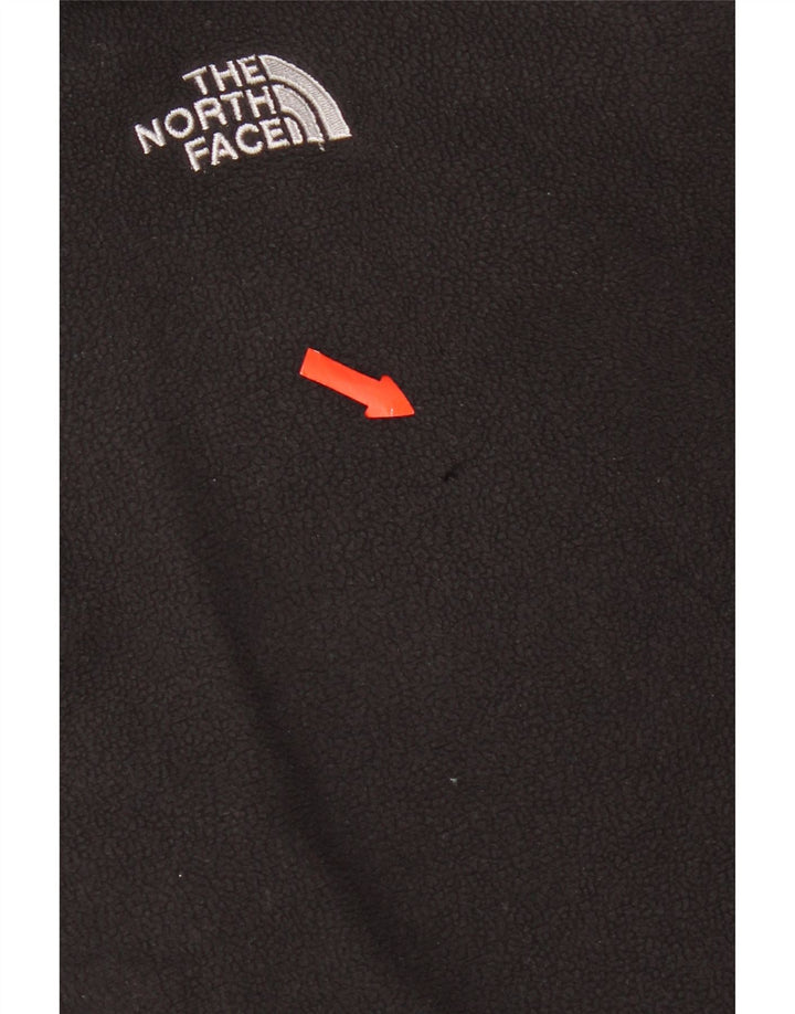 The North Face herre lynlås hals fleece jumper stor sort polyester