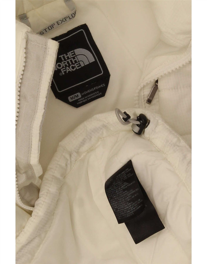 The North Face Womens Polstret Gilet UK 14 Medium White Polyester