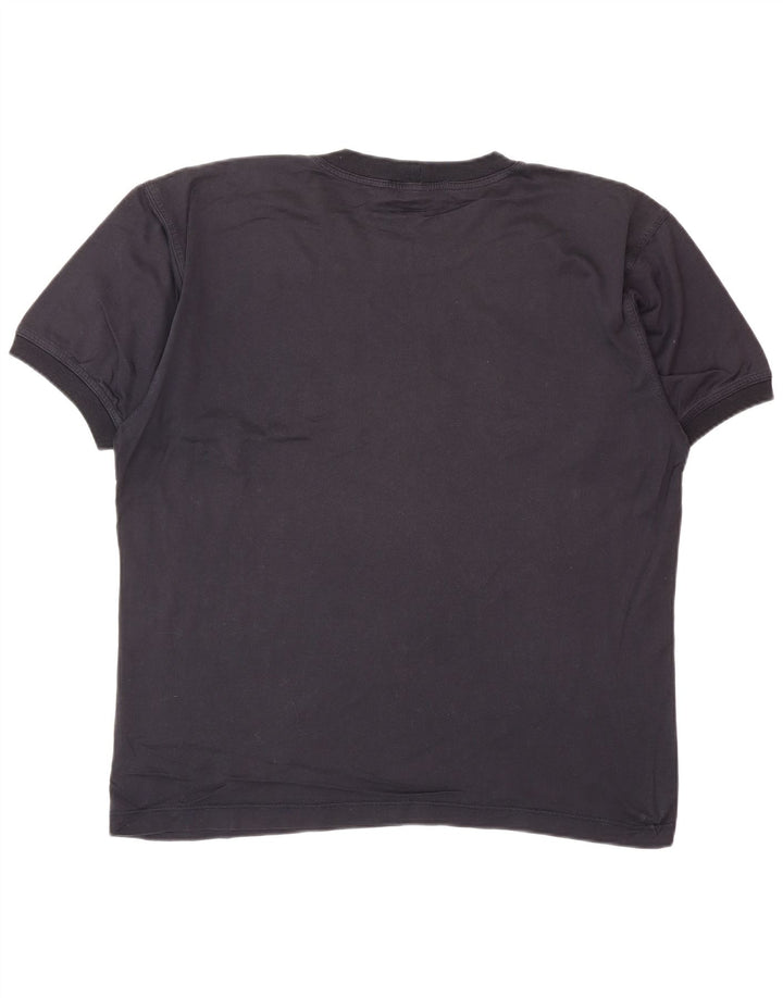 ESCADA Herre T-Shirt Top Stor Marineblå Bomuld