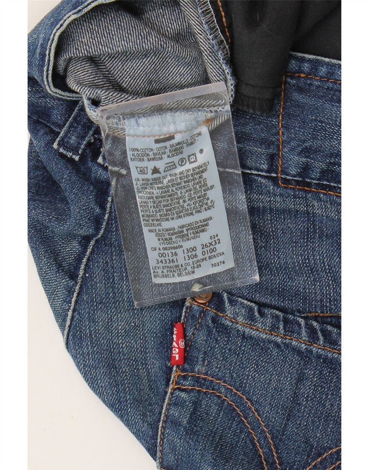 Levi's Slim Jeans til kvinder W26 L32 blå bomuld