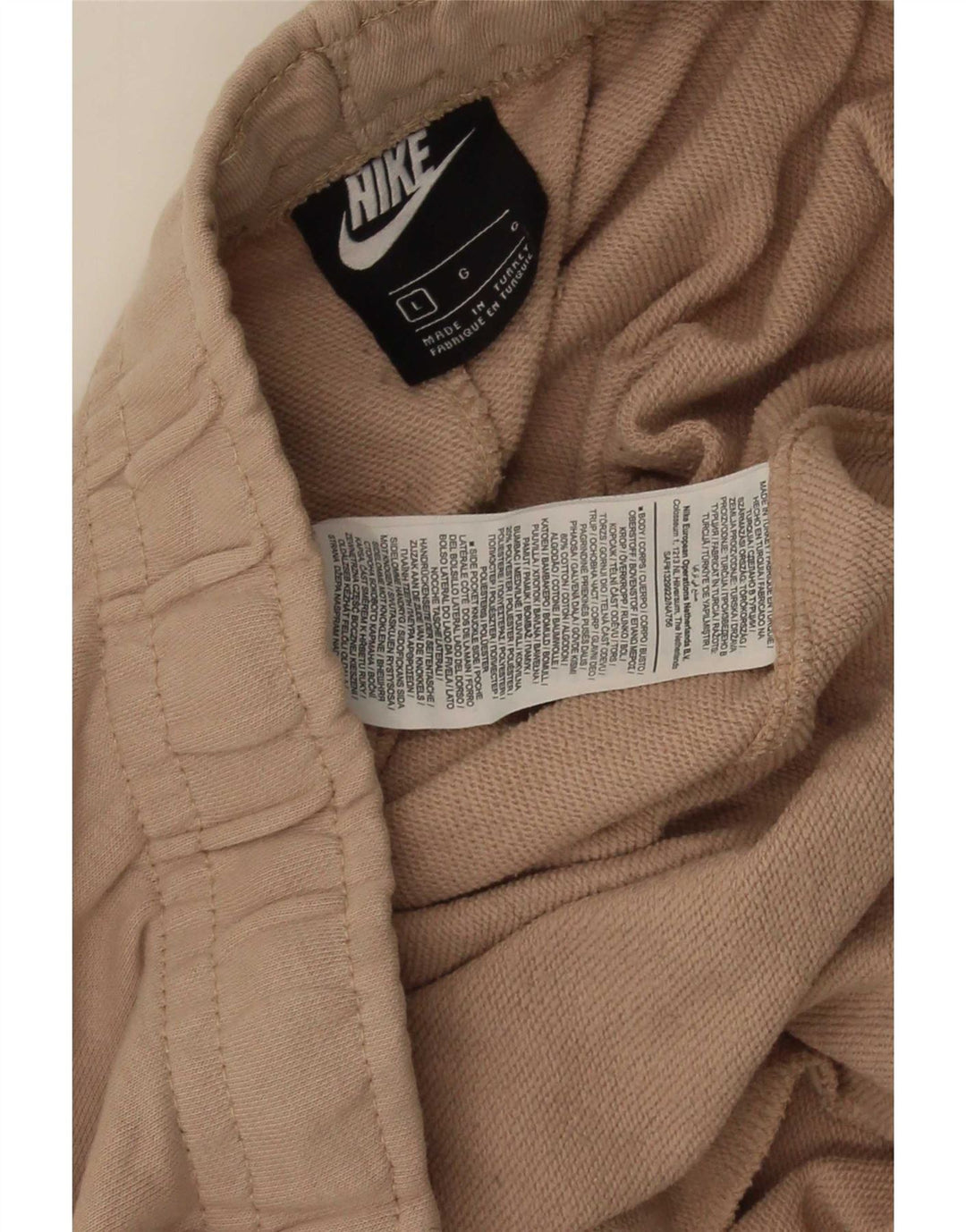 Nike Herre Cargo Træningsdragt Bukser Joggers Large Brun Bomuld