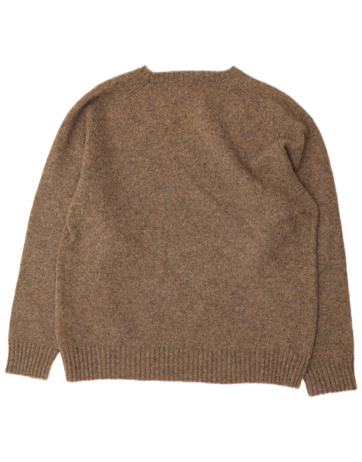Kappa Herre sweater med rund hals XL Beige Flecked Wool