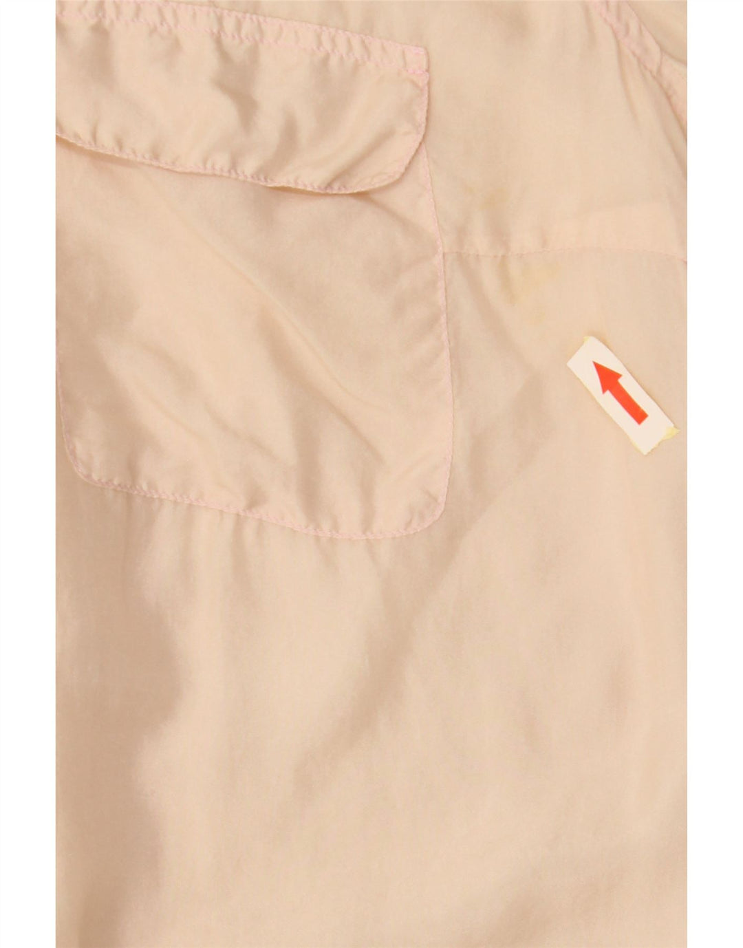 FRED PERRY Dameskjortebluse UK 14 Stor Beige Silke