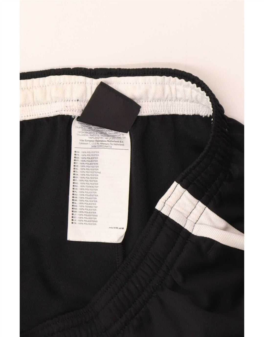 Nike Herre Dri Fit træningsdragt Bukser Small Black Colourblock Polyester