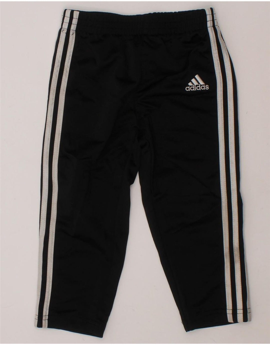 ADIDAS Baby Boys Tracksuit Trousers 18-24 Months  Black Polyester Vintage Adidas and Second-Hand Adidas from Messina Hembry 