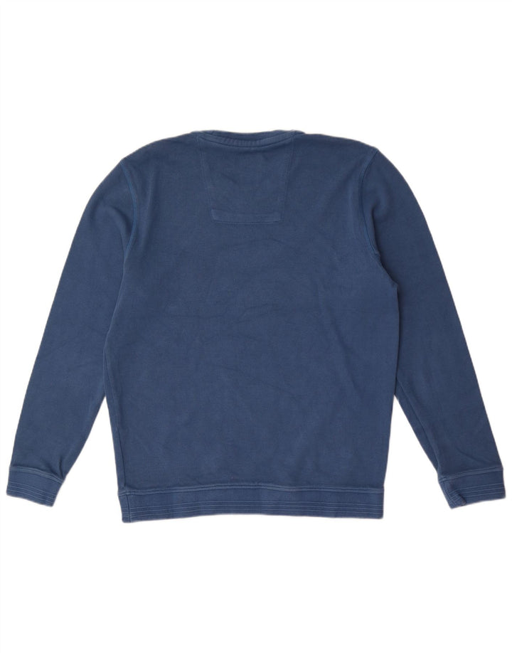 Crew Clothing Herre Sweatshirt Jumper Stor Blå Bomuld