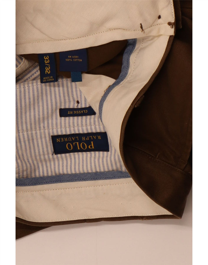 POLO RALPH LAUREN Herre Classic Fit Straight Chino Bukser W33 L32 Brun