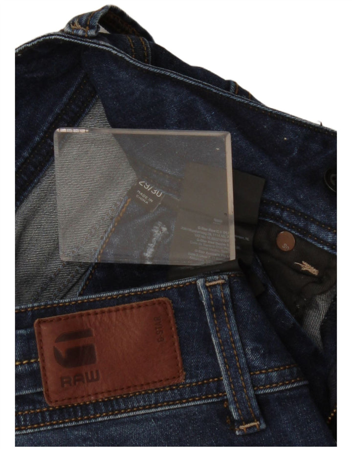 G-Star Dame Midge Straight Jeans W29 L30 Navy Blue