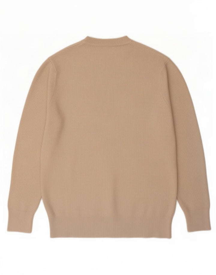 Zara Herre sweater med rund hals, medium beige