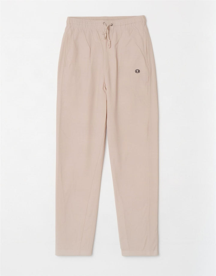 Champion Womens træningsdragt Bukser UK 12 Medium White Bomuld