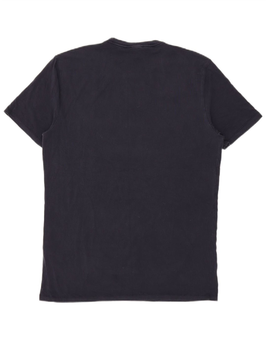 Reiss Herre T-Shirt Top Large Navy Blue Lyocell