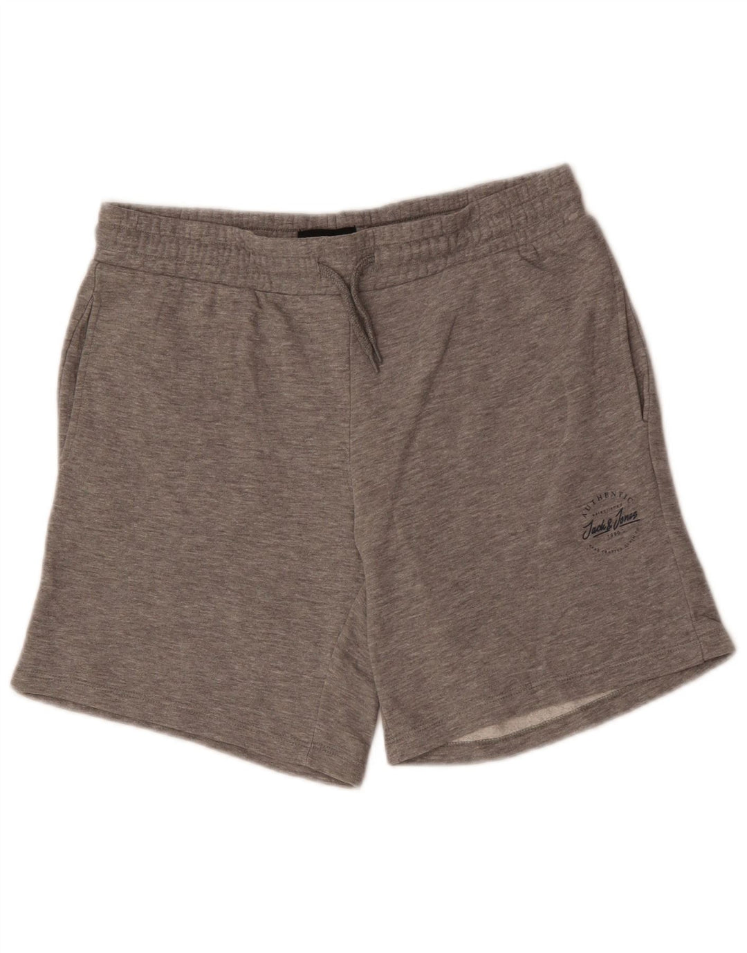 JACK & JONES Sportshorts til mænd mellemgrå bomuld