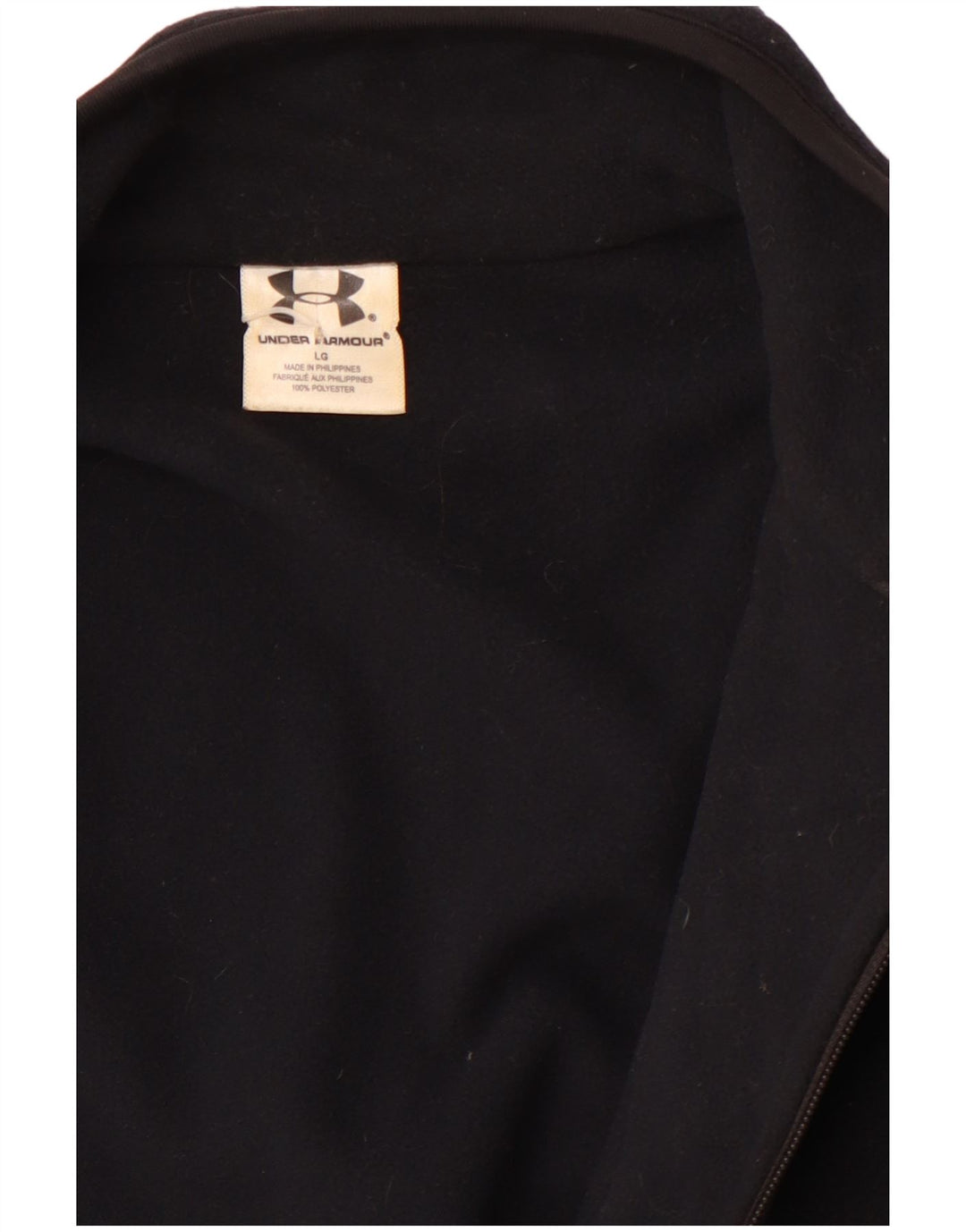 UNDER ARMOUR Fleecejakke til kvinder UK 16 Stor sort polyester
