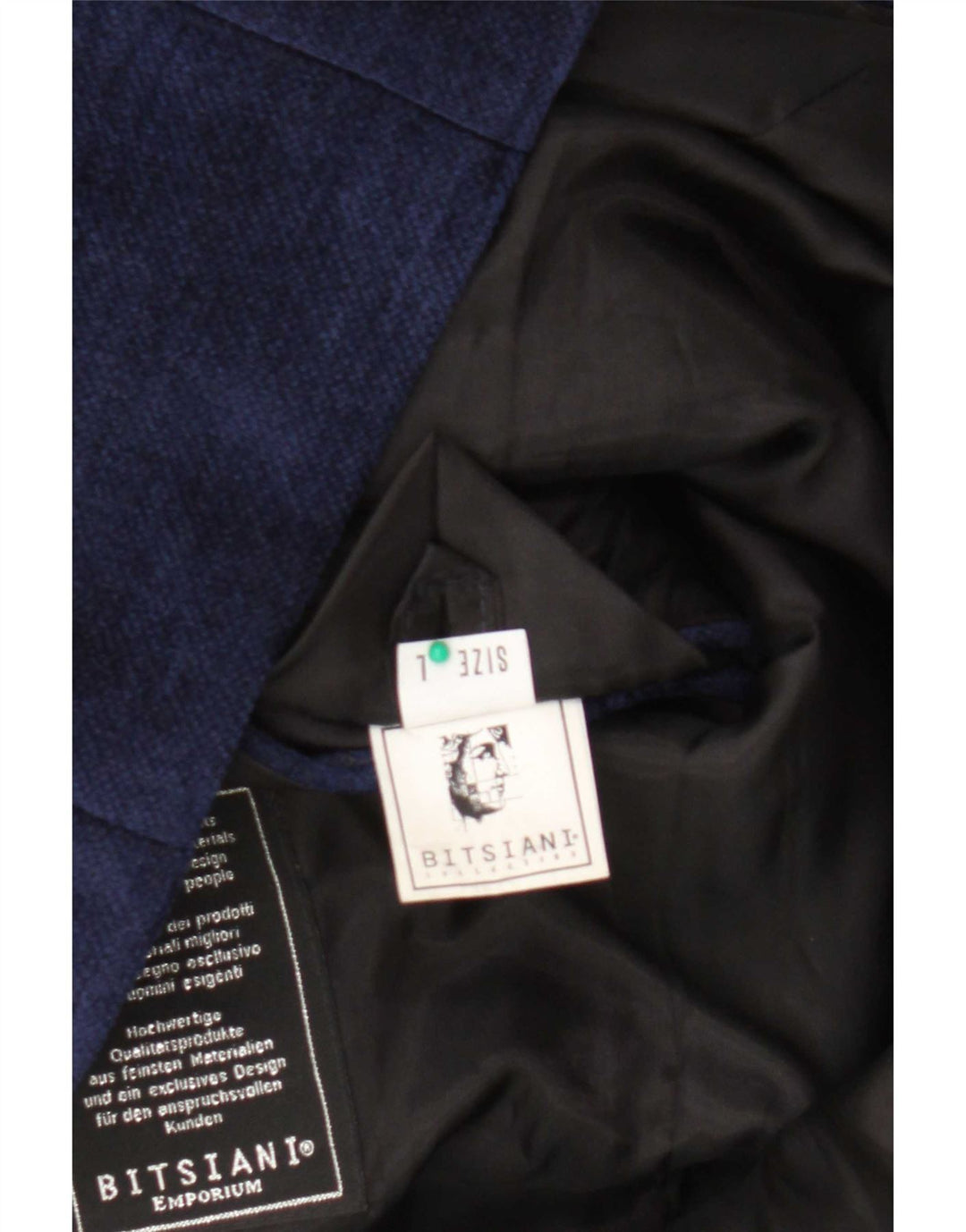 Vintage Herre 4-knaps blazerjakke UK 40 Large Navy Blue