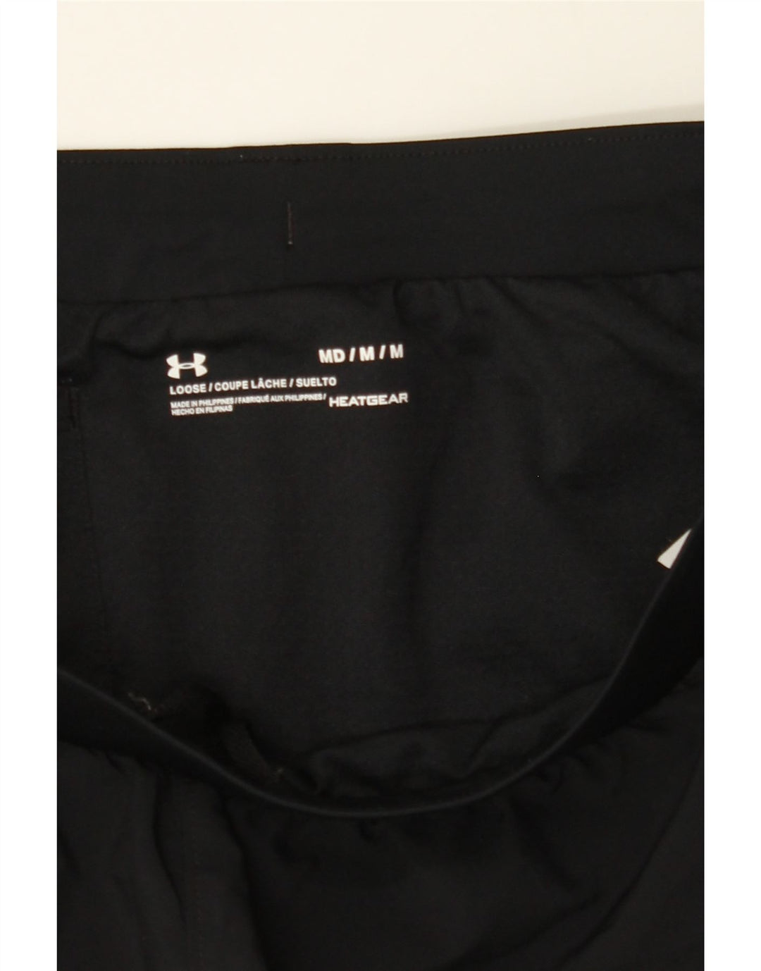 UNDER ARMOUR Womens Sport Shorts UK 12 Medium  Black Polyester Vintage Under Armour and Second-Hand Under Armour from Messina Hembry 