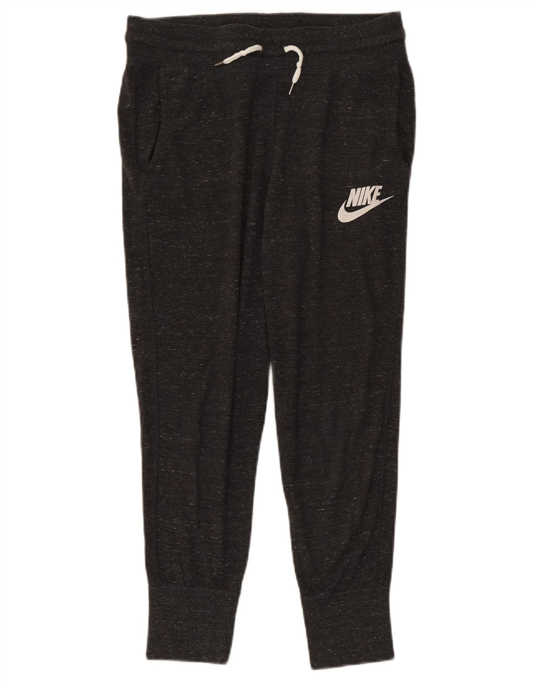 NIKE træningsbukser til kvinder Joggers UK 14 Medium Grey Flecked Bomuld
