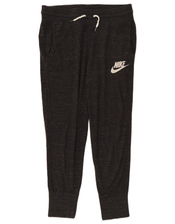 NIKE træningsbukser til kvinder Joggers UK 14 Medium Grey Flecked Bomuld