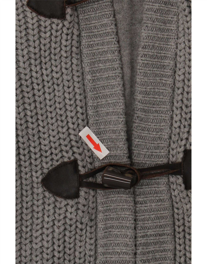 Tommy Hilfiger Herre hætte cardigan sweater Medium Grå Bomuld