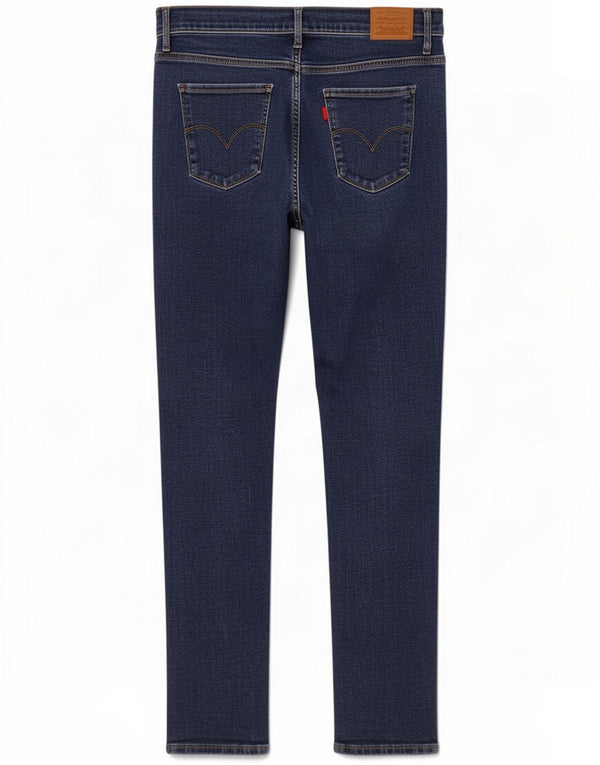 Levi's Herre 720 High Rise Skinny Jeans US 16 2XL W36 L28 Navy Blue Cotton