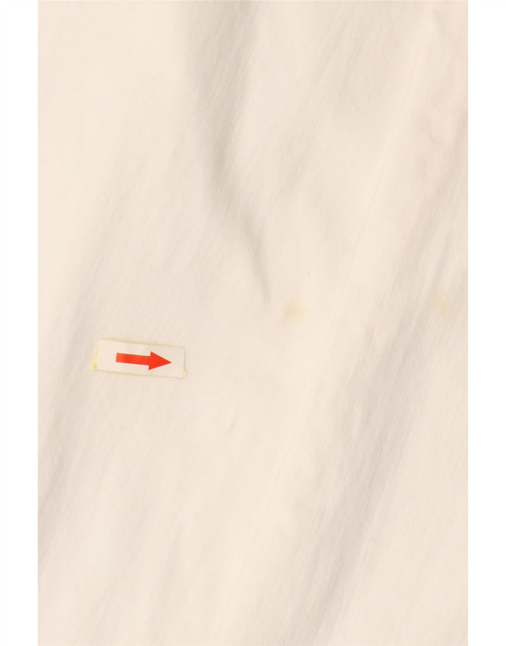 TRUSSARDI Straight Casual Bukser til mænd IT 47 Small W31 L33 Hvid Bomuld