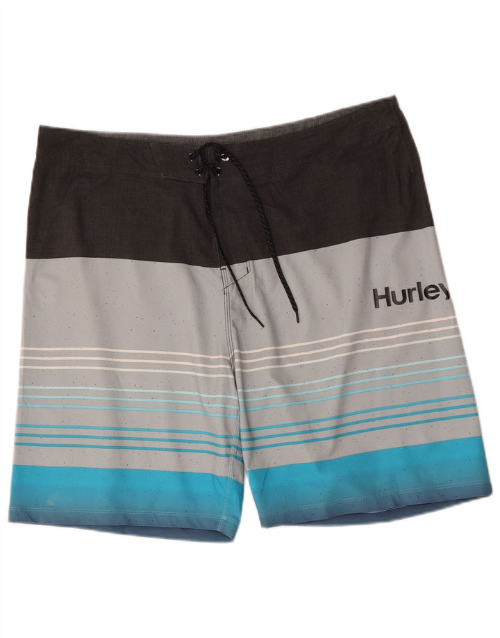 Hurley Herre Phantom grafiske badeshorts store flerfarvede stribede