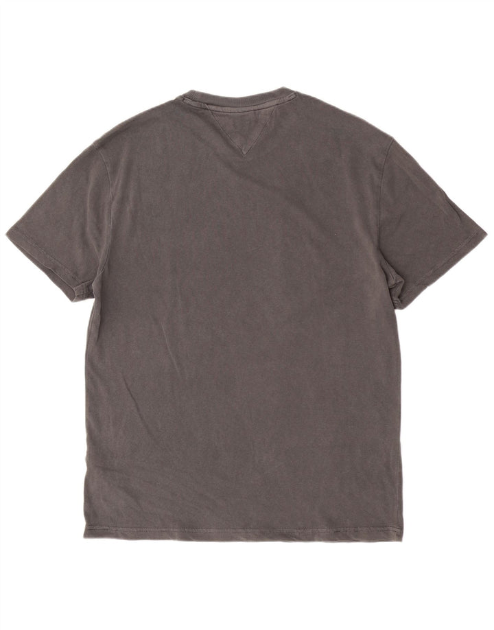 Tommy Hilfiger Herre Grafisk T-Shirt Top Stor Grå Bomuld