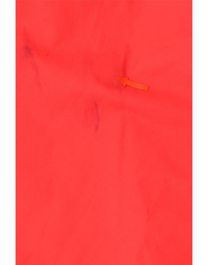 JACK WOLFSKIN Regnjakke med hætte til kvinder UK 18/20 XL rød polyamid