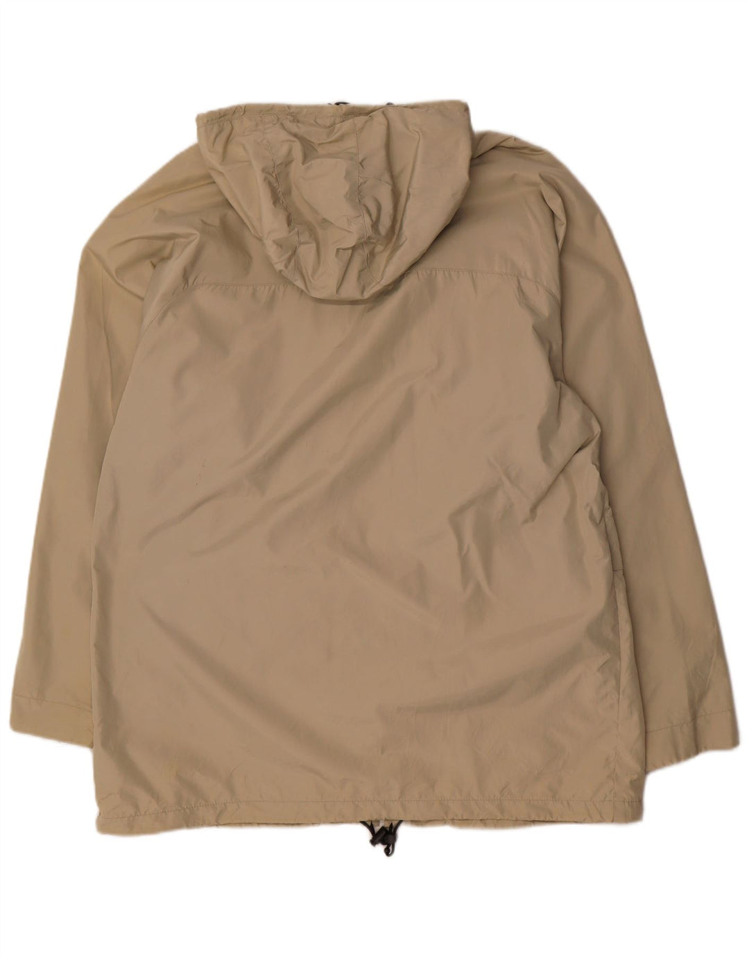 AXO Herre Hooded Windbreaker Coat UK 40 Stor Beige Polyamid