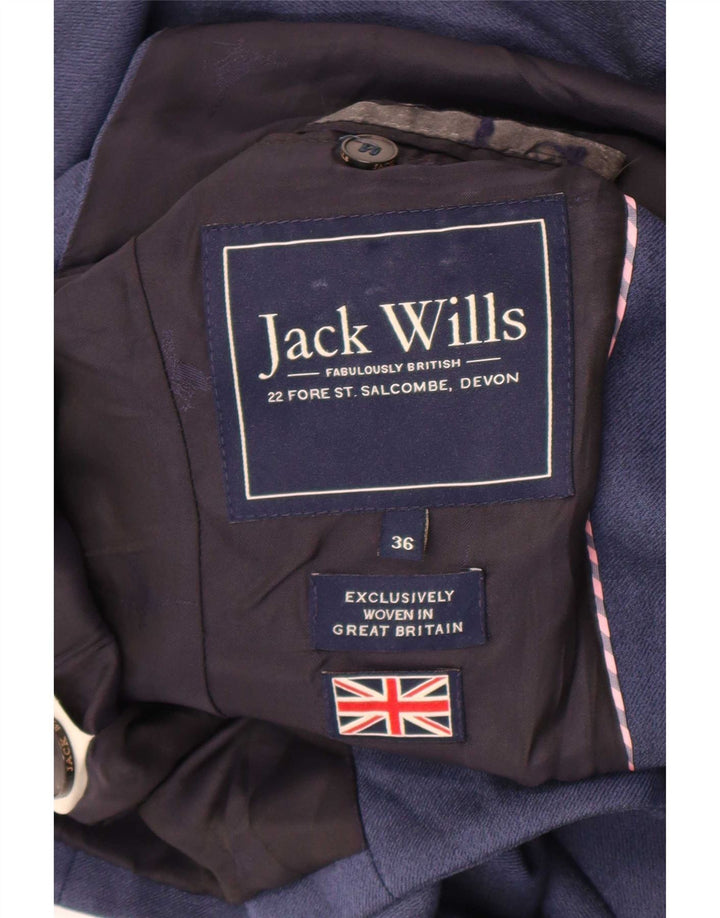 Jack Wills Herre 2-knaps blazerjakke UK 36 Small Navy Blue