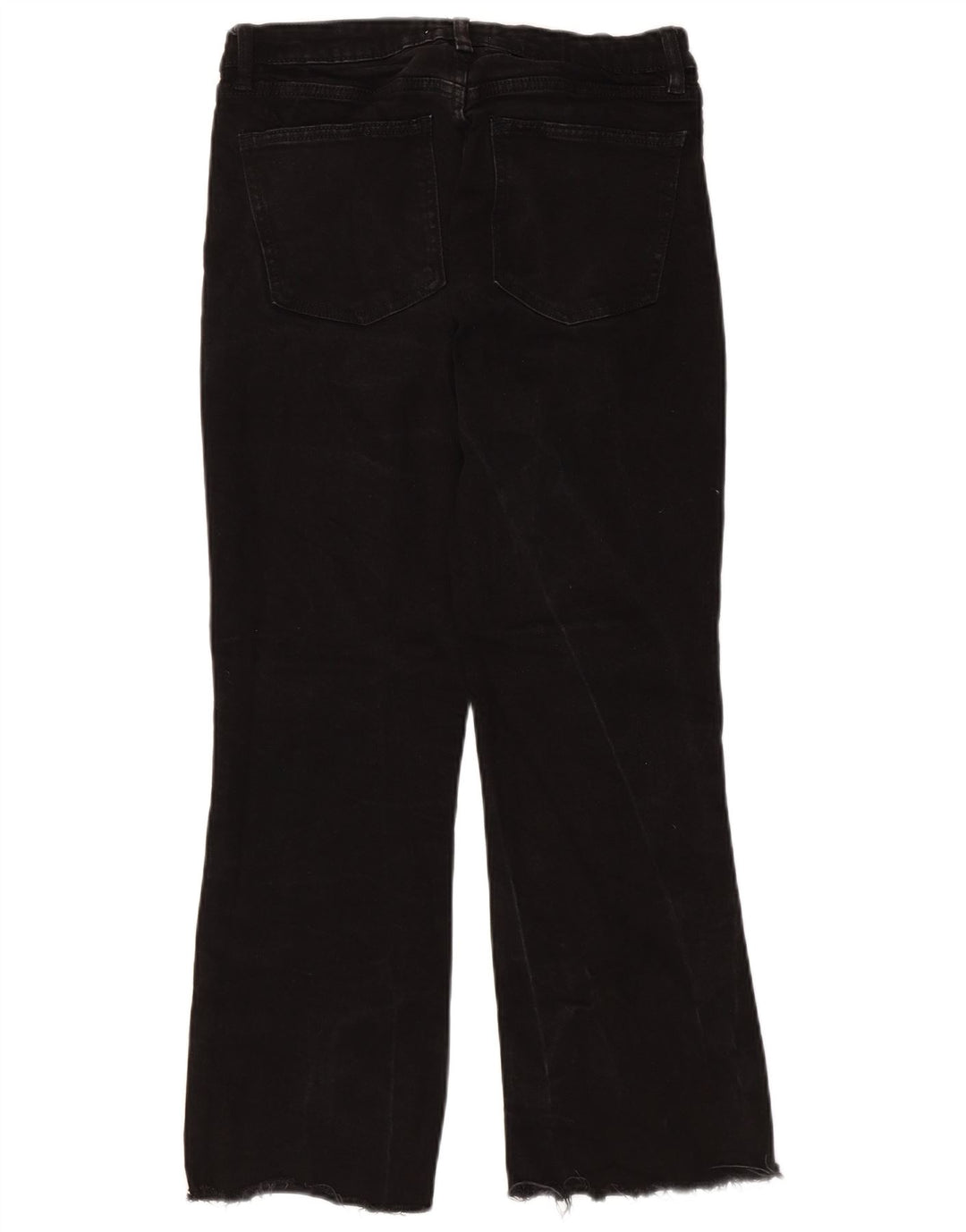 ZARA Dame Bootcut Jeans EU 36 XS W26 L25 Sort