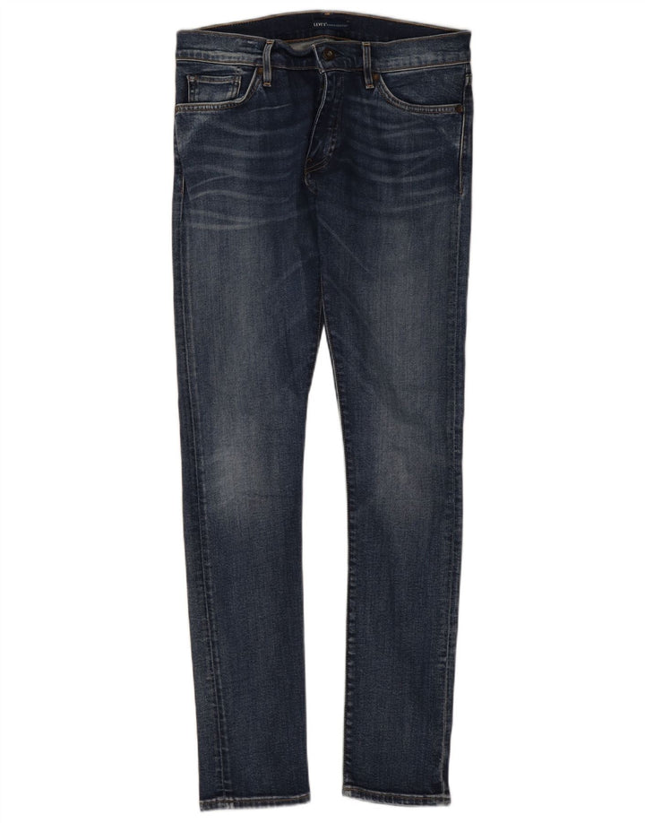 Levi's skinny jeans til kvinder W32 L29 blå bomuld