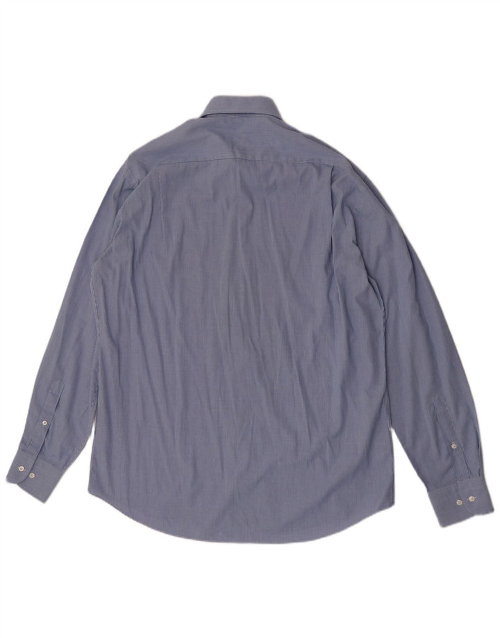 Hugo Boss Herreskjorte Str. 41 16 Stor Blå Gingham Bomuld