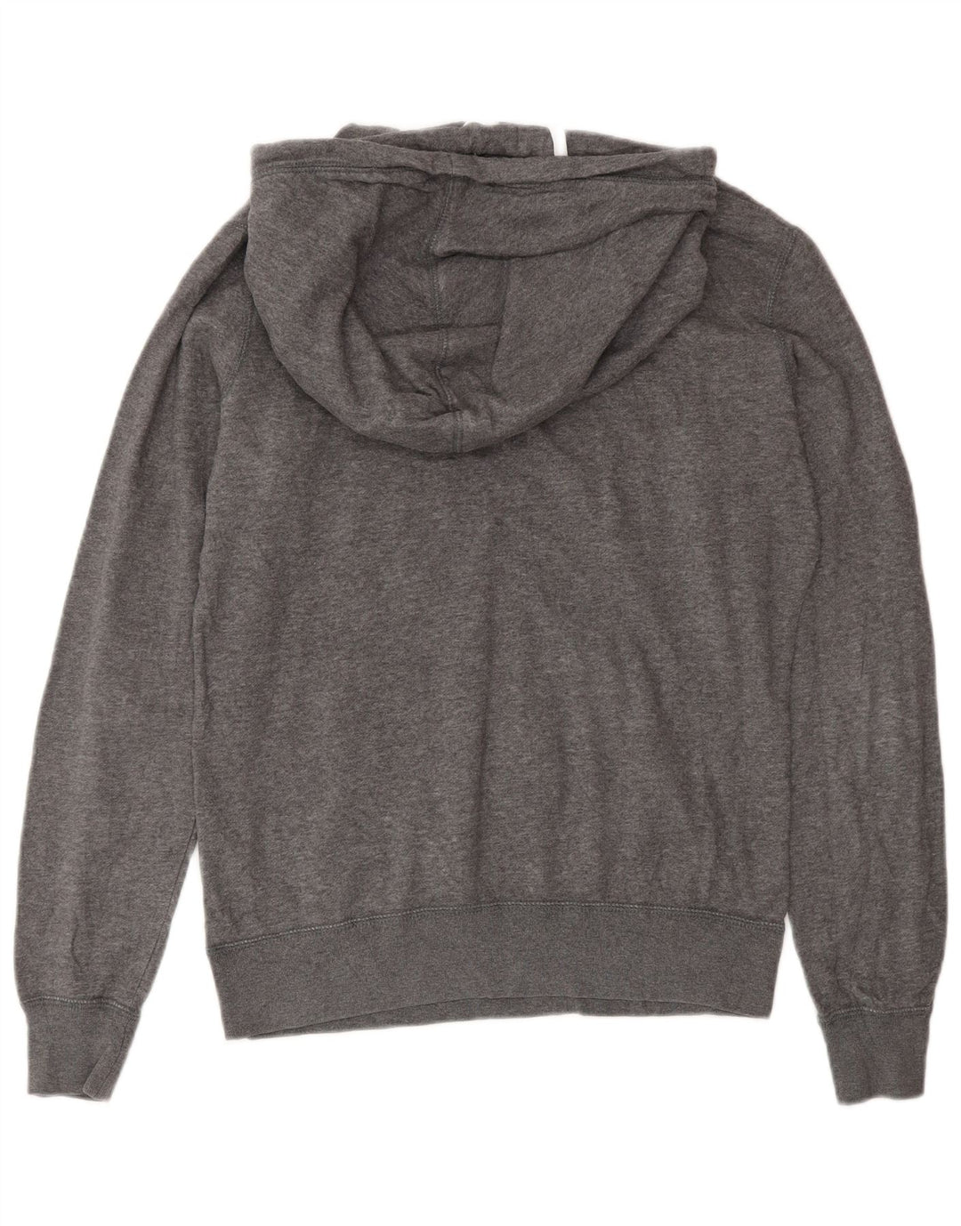 Nike Dame Oversized Hoodie Jumper UK 10 Small Grey Bomuld