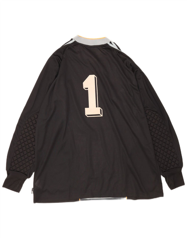 Adidas Herre grafisk top langærmet 2XL grå stribet polyester