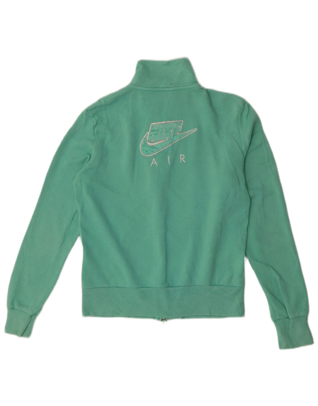 Nike grafisk træningsdragt topjakke til kvinder UK 8/10 Lille turkis bomuld