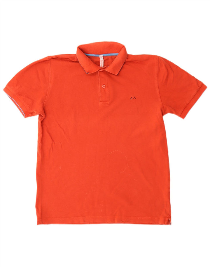Sun68 Herre Regular Fit Polo Shirt Medium Rød Bomuld