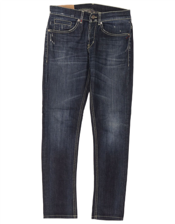 Dondup Herre Slim Jeans W31 L30 Marineblå Bomuld