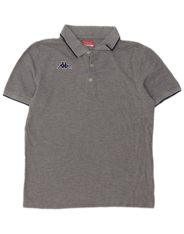 Kappa Boys Polo Shirt 13-14 år Medium Grå Bomuld