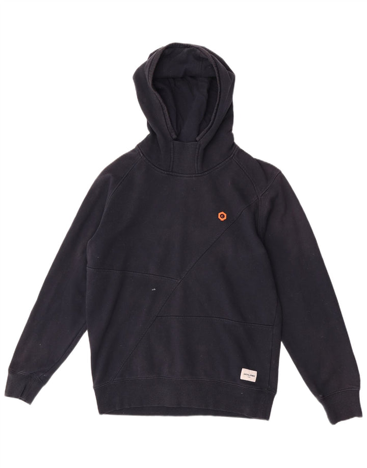 Jack & Jones Herre hættetrøje Jumper Medium Marineblå Bomuld