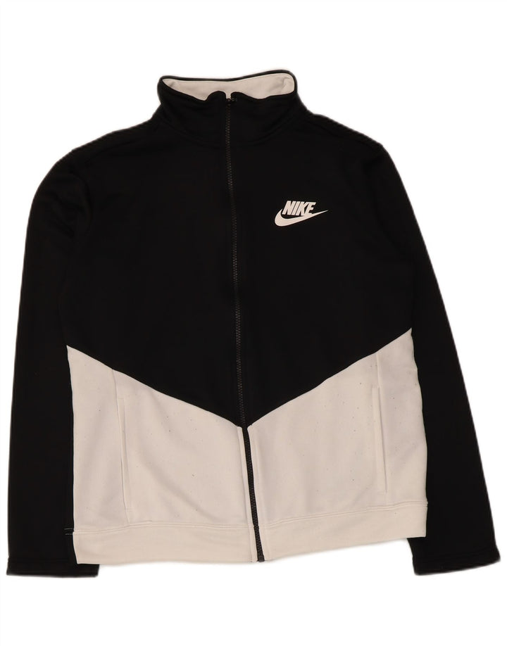 Nike træningsdragt topjakke til drenge 13-14 år XL Sort Colourblock Polyester